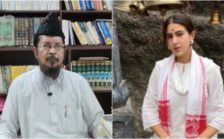 बरेली: सारा अली खान के केदारनाथ दर्शन पर मौलाना शहाबुद्दीन रजवी का बयान, तौबा करने को कहा