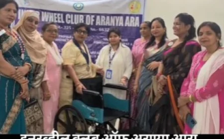 IWC OF ARANYA ARA DONATES WHEELCHAIR