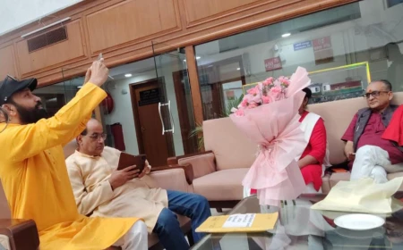 NHAI को सौंपा ज्ञापन : मझौली -चोरौत NH 527सी पर बने पुराने सिंगल पुलिया बना खतरा