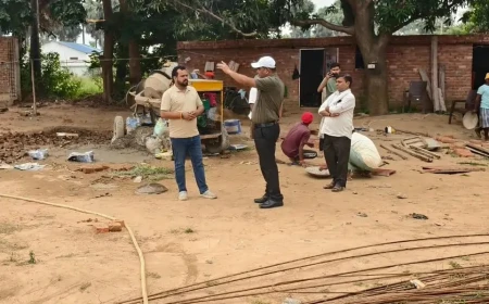 PREPARATIONS FOR CHHAT PUJA IN FULL SWING